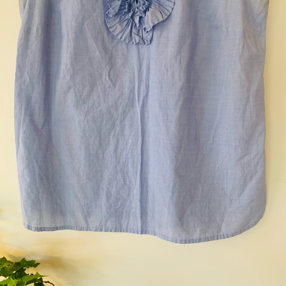 J CREW | Ruffle detail Sleeveless Blouse - Picture 7 of 11